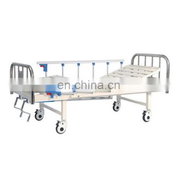 MY-R009F 200kg Maximum load capacity medical patient bed 2 cranks manual hospital beds price