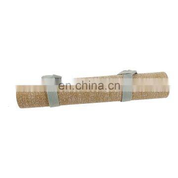 Harbour Double Color Juta Pvc Body Aligning Yoga Mat Eco Friendly Non Slip