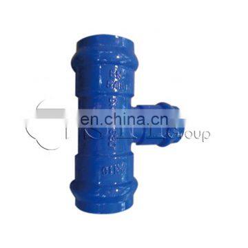 Ductile Iron All Socket Tee For PVC Pipes