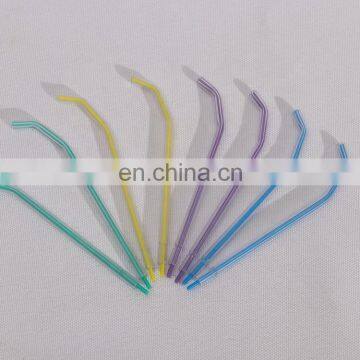 Disposable dental three way air water syringe applicator tip