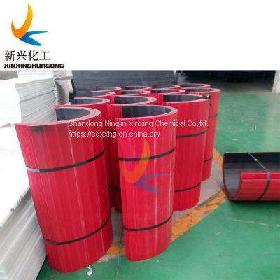 Dual Color Wear Warning UHMWPE Liner for Shaftless Screw Conveyor photo-4