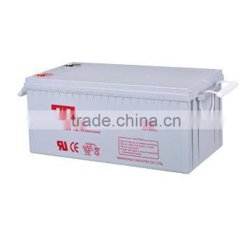 Maintenance-free Deep Cycle AGM Battery for Solar System/UPS/High Capacity 12V 200AH photo-2