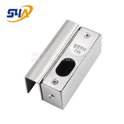 Small electric bolt lock bracket stainless steel door clamp