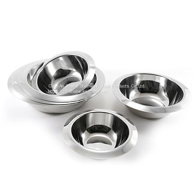 Dinnerware stainless steel bowls hotel restaurant store utensils at reasonable prices chinese manufacture