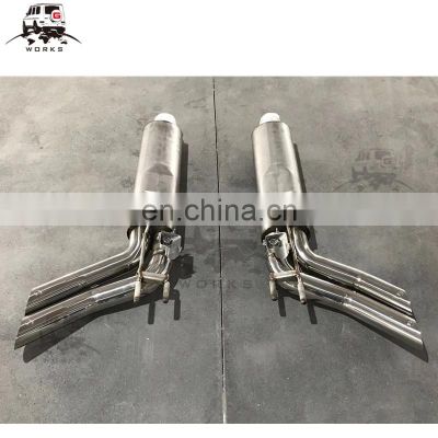 W463A exhaust fit for G-class W464 2018-2020year G500 G63 B-style exhaust with valve for W464 muffler