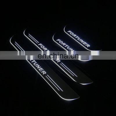 Led Door Sill Plate Strip for toyota fortuner dynamic sequential style Welcome Light Pathway Accessories