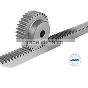 CNC Machined Steel Rack andCrown wheel and pinion gear