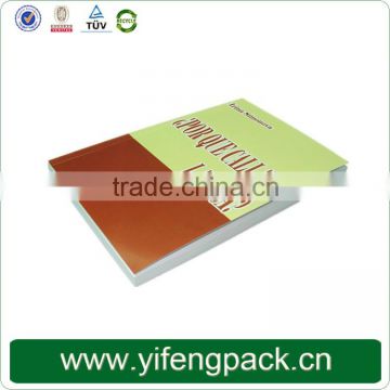 China cheap book printing customized soft cover book printing