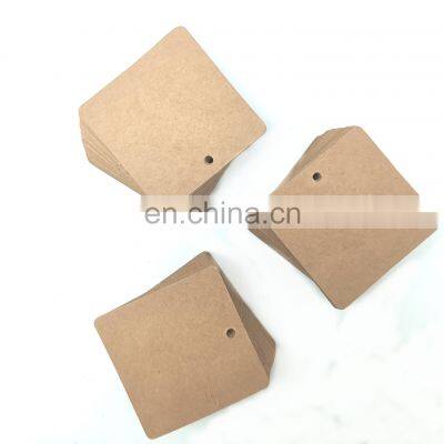 Blank Design Wedding Brown Rectangle Craft Hang Kraft Paper Tags photo-3