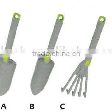 3pcs Classic plastic hand garden tools