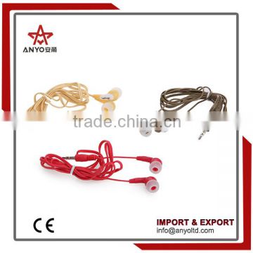 Factory direct sales made in china bulk stereo cheap gift earphones