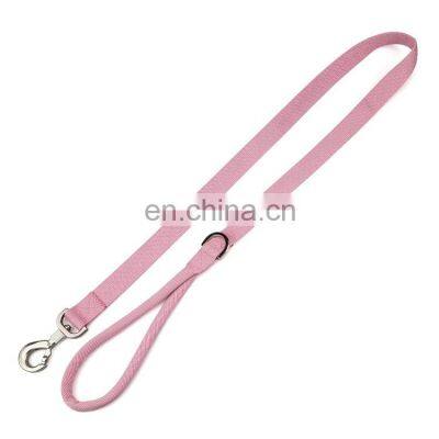New Design Custom Print Logo Lock Hook a Integrated Dog Leash Rope Dog Leash Nylon Dog Collar and Leash Set photo-2