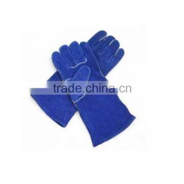 Blue welding Gloves with cheap price from factory