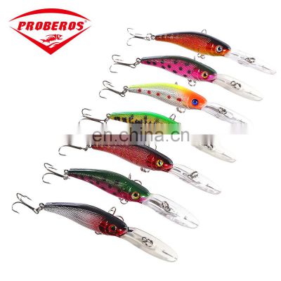 10.1cmFloating lure Minnow superbait wholesale7Color7.6gfishing tackle store Suspending jerkbait fishing artificial minnow lure