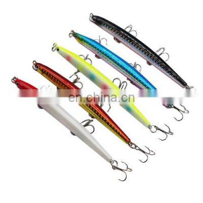 11.5cm/12g sink fishing lure pencil   Pesca Artificial  hard Bait 3D Luminous eyes