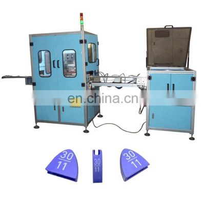 Automatic hanger clip 1color pad arrangement park of pad printing machine printing area 250x250 printer