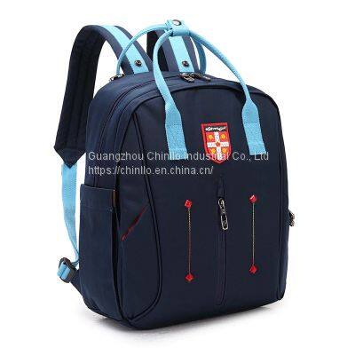 Fashion Korean Canvas Backpack Latest Style Durable Anti Theft Bag Multi Foldable Cheap Pregnant Mother Backpack CLG18-1673 photo-2