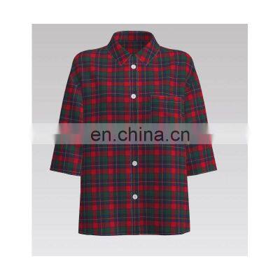 Hot Sale color checked yarn-dyed poplin 100% Cotton  for shirt