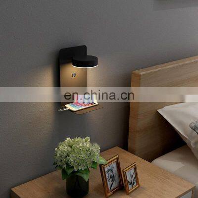 Home Lighting Wall European Wall Sconce Light For Home USB Black Aisle Wall Lamp Fixture