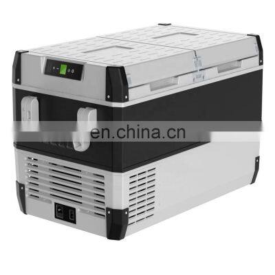 Foldable Portable Mini Tri-use Home ac Power Car 12v dc Power Outdoor Camping Battery Supply 45L Fast Freezing Cooler Box photo-5