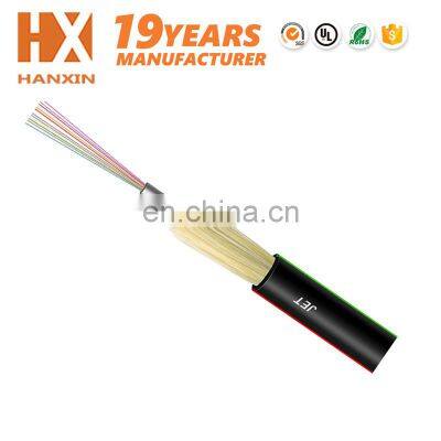Hanxin 19 Years Fibra Optica Manufacturer Micro Diameter Duct Coaxial 12 24 32 36 Core Jet Outdoor Fiber Optic Cable photo-5