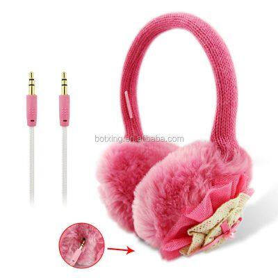 Hot selling cute colorful earmuff headphone for kids made in China