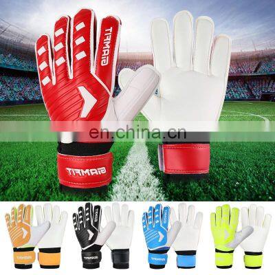 Adults Kids Size Latex Soccer Goalkeeper Gloves Professional Football Goalkeeper Gloves Strong Protection Football Match Gloves photo-2