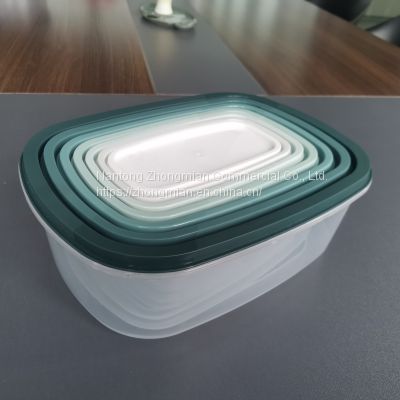 PP Microwave Safe OEM Food Storage Container Box for Family Use and Takeaway Lunch Box