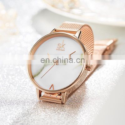 SHENGKE Wrist Quartz Women Watch Watches Women Wrist Luxury Famous Brands Jewelry Watches Sets 95002 Montre Femme