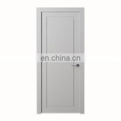 Fashion simple hardwood white interior kitchen apartment office hotels modern solid wood shaker door