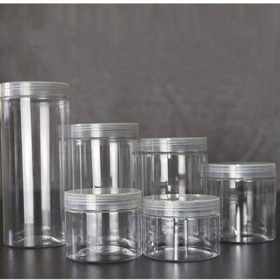 30ml 50ml 100ml 150ml 200ml 250ml 500ml Etc Cosmetics Body Butter Face Cream Jars With Lid Round Empty Plastic PET Jar for Food Storage photo-5