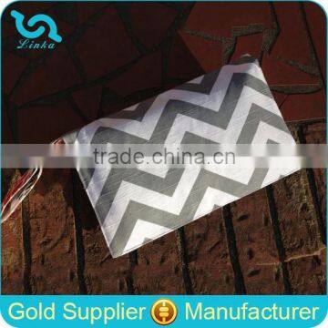 Custom Gray Zig Zag Print Diaper Clutch OEM Chevron Diaper Clutch Changing Pad