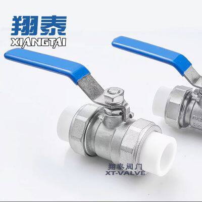 Stainless Steel PPR Ball Valve with Union