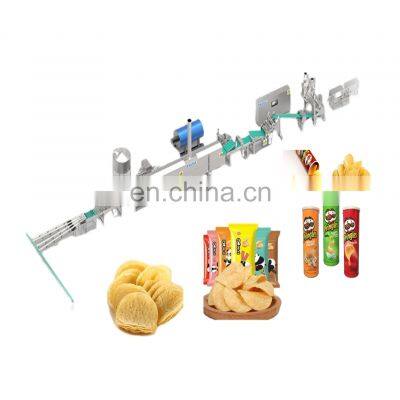 Newly Designed Pringle Potato Chips Production Line Fabricate Potato Chips Machine compound baked potato crisp cracker plant