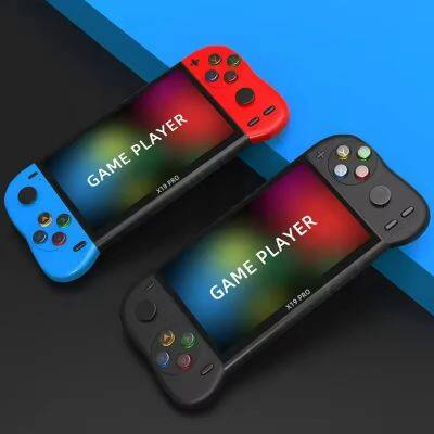 X19 Plus Wholesale Classic Retro Video Game Consoles 5.1 Inch Handheld Game Players Support Mp3/film Tv Output photo-4