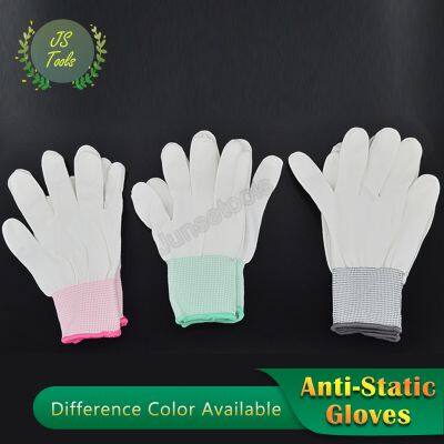 Anti-Static Golves With Plastic of Finger Handmake Gloves Protect Gloves photo-3