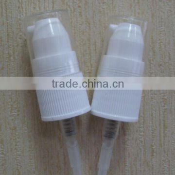 18/415 plastic lotion/cream pump with clear cap