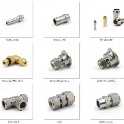 Nipple Fitting Stainless Steel Pipe Fitting Hydraulic Hose Adapter Male Female Threaded OEM Custom photo-2