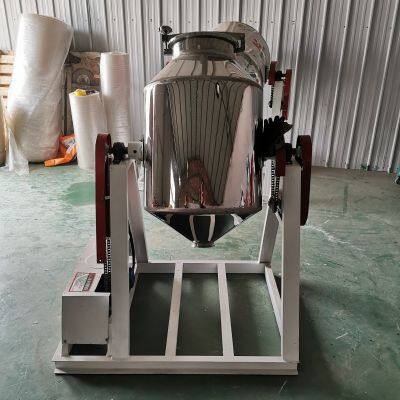 Rotating Drum Powder MixerDrum Powder Mixer Stainless Steel Food Mixing Blender photo-6