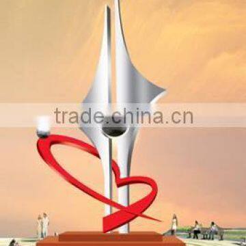 Stainless Steel Sculpture ,Metal Sculpture,Stainless Steel Outdoor Sculpture photo-3