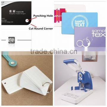 Desktop Manual 2 in 1 Hole Puncher and Machine to Make Corner photo-2