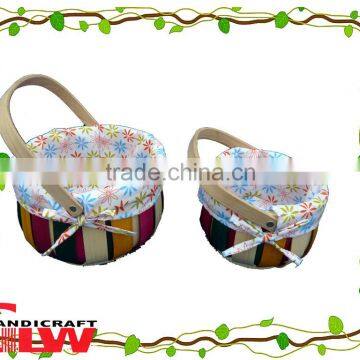 cheap egg baskets wholesale,colorful vegetable and fruit baskets wholesale,set of two wood chip basket