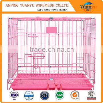 Small steel wire dog cage