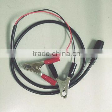 Female DC 5.5x2.1 and 15A Battery Clip and UL 2464 20AWG 80C 300V of UL wire harness