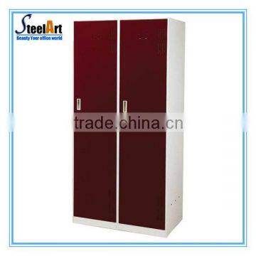 high quality bedroom colorful steel almirah/closet wardrobe/metal wardrobe cabinet