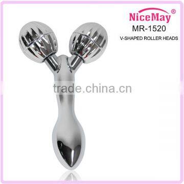 Handheld Zinc Alloy chrome coated face beauty slimming device MR-1520