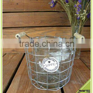 Hot home decoration glass candle holder