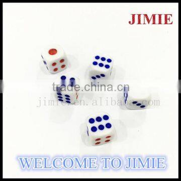 13mm Acrylic Playing Dice With Colored Dots photo-2
