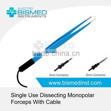 Single Use Dissecting Monopolar Forceps With Cable