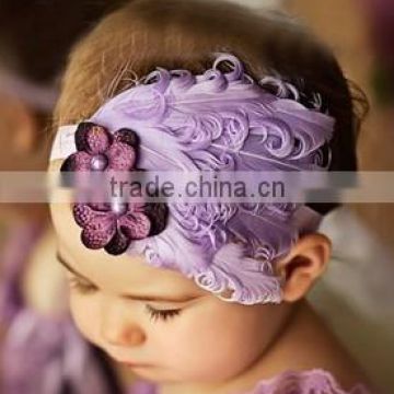 children feather hair band